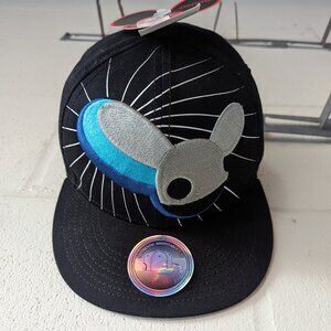 Deadmau5 Embroidered Blue Black Cap Hat Wide Flat Bill Adjustable